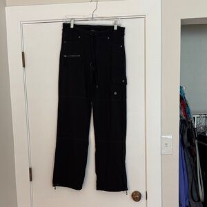 Athleta wide leg jogger cargo